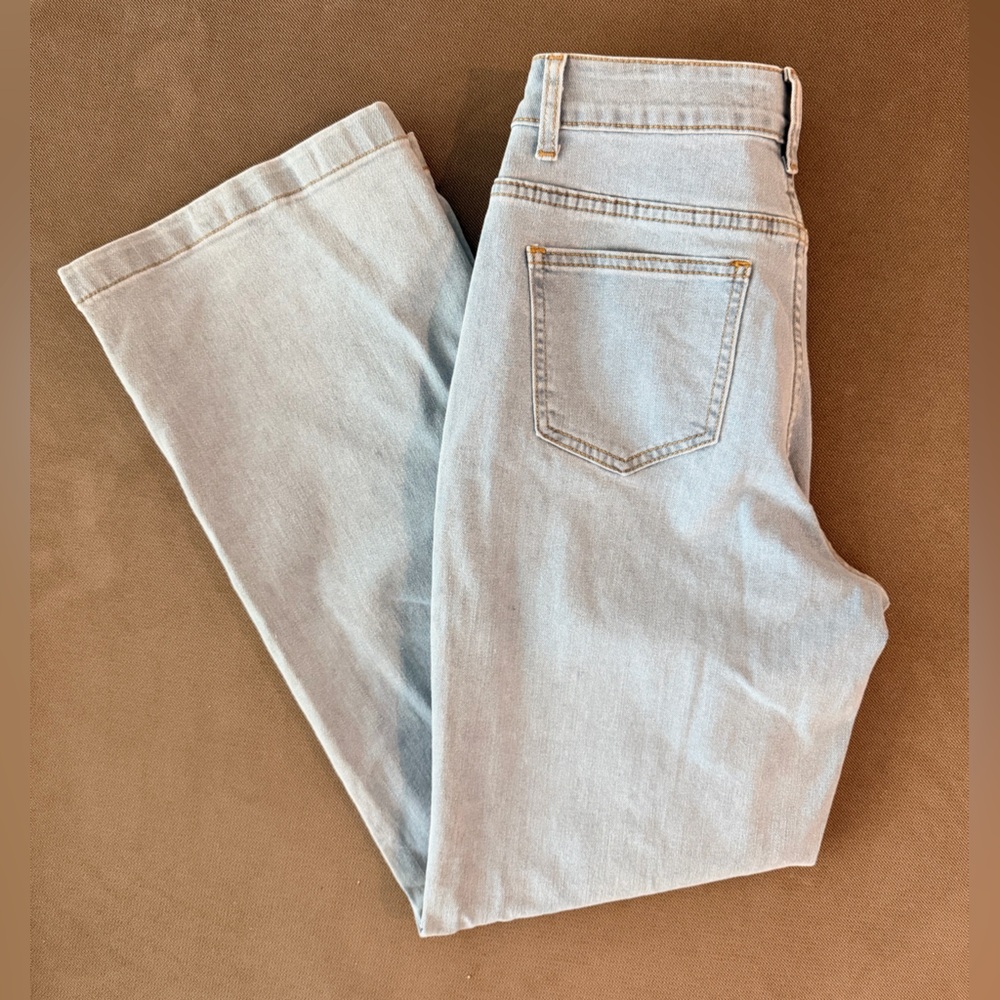 Light Blue Flare & Wide Leg Jeans